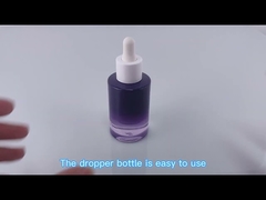 Transparent 30ml essential oil dropper bottle