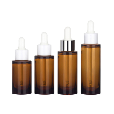 بسته بندی بطری قطره چکان آرایشی OEM ODM 50 میلی لیتری بسته بندی بطری اسانس کهربایی