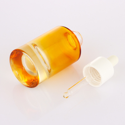 بطری قطره چکان لوازم آرایشی و بهداشتی تونر روغن اسانس زرد قیمت کارخانه پلاستیک پمپ سفید