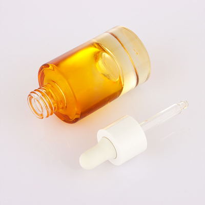 بطری قطره چکان لوازم آرایشی و بهداشتی تونر روغن اسانس زرد قیمت کارخانه پلاستیک پمپ سفید