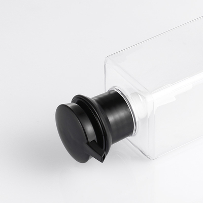 بطری پمپ لوسیون لوکس شفاف PETG مواد پلاستیکی 350ML