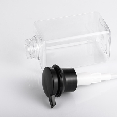 بطری پمپ لوسیون لوکس شفاف PETG مواد پلاستیکی 350ML