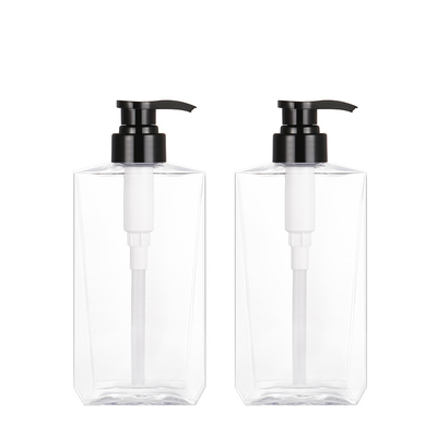 بطری پمپ لوسیون 16 Oz با شکل نامنظم، پلاستیک PET بدون هوا