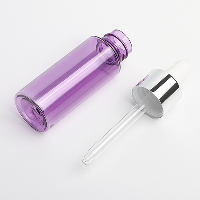 بطری های قطره چکان پلاستیکی ضخیم 30 میلی لیتری PET مواد پلاستیکی چاپ صفحه
